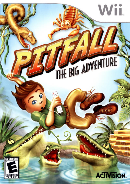 Pitfall The Big Adventure box art for Wii